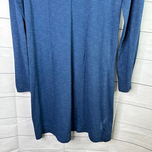 Horny Toad Womens size Medium Oolong Dress Blue Long Sleeve Hiking Outdoor - Picture 6 of 9